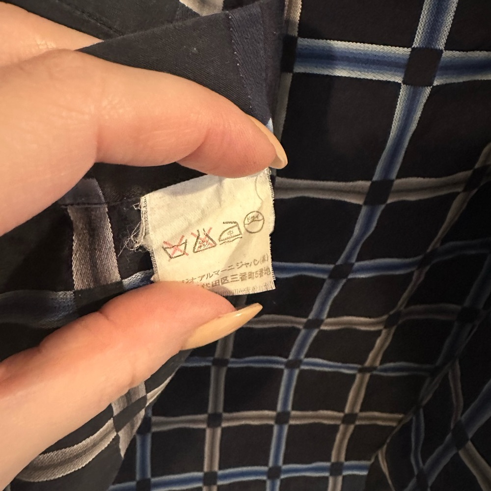 Armani Geometric Pattern Shirt - image 3